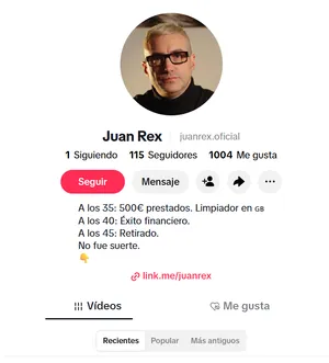 Perfil de juanrex.oficial antes