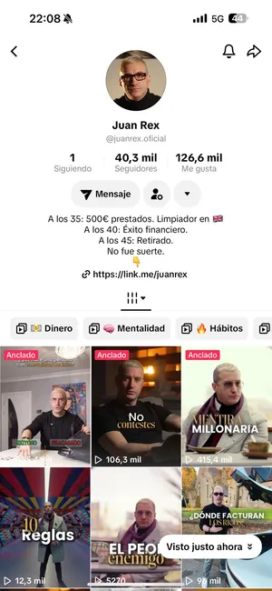 Perfil de juanrex.oficial después