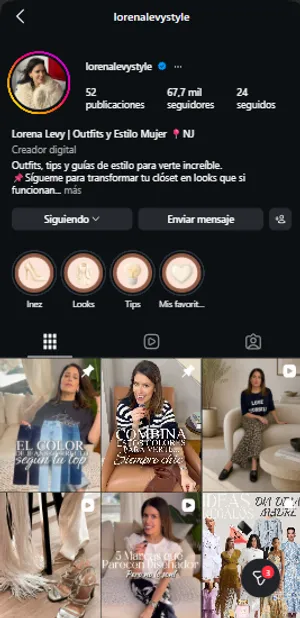 Perfil de lorenalevystyle después