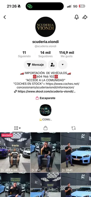 Perfil de scuderia.viondi después